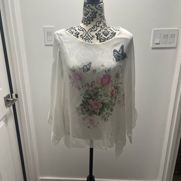 Viola Borghi two piece (attached) blouse - Picture 7 of 7